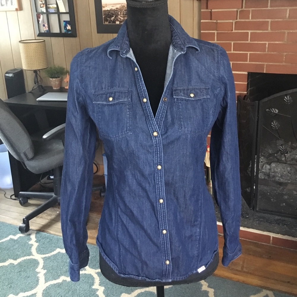 Timberland Blue Jean Button Down Shirt